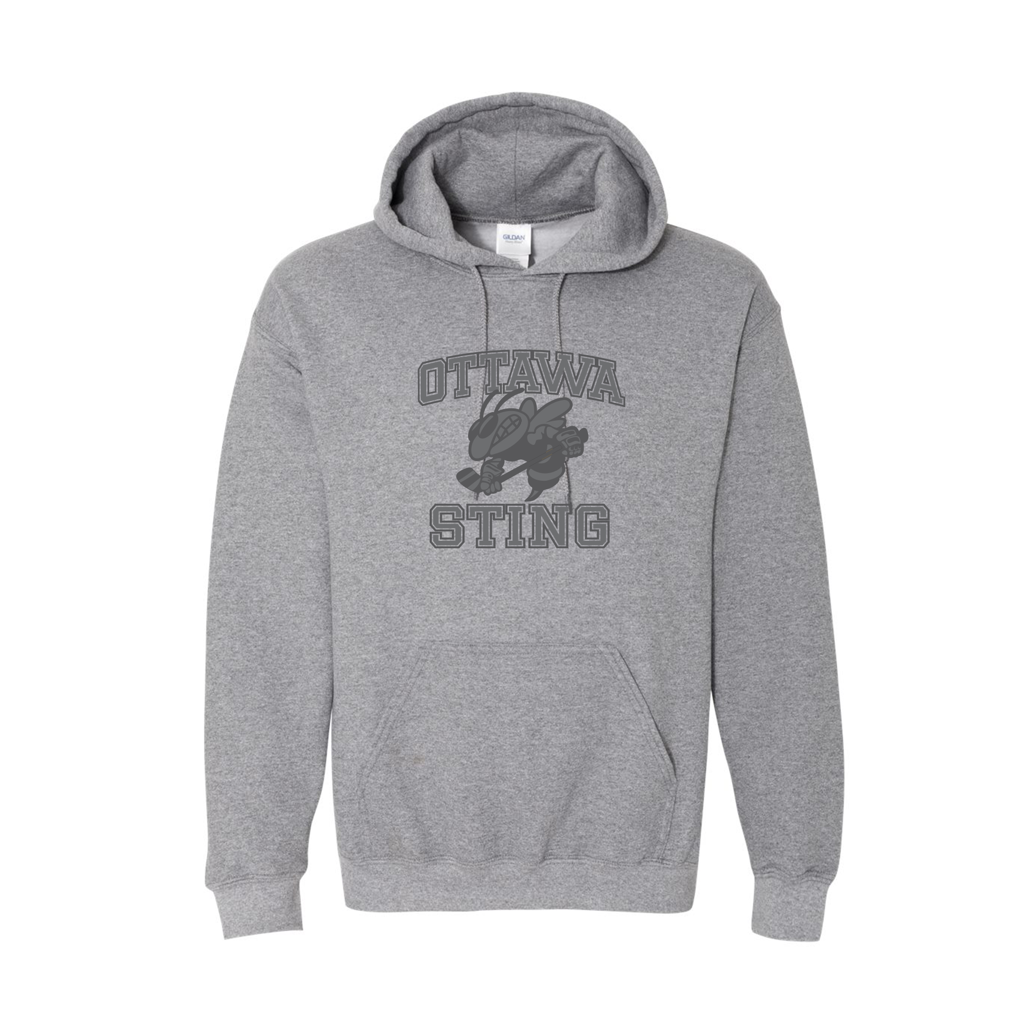 OTTAWA STING - Vintage Cotton Hoodie with Pocket