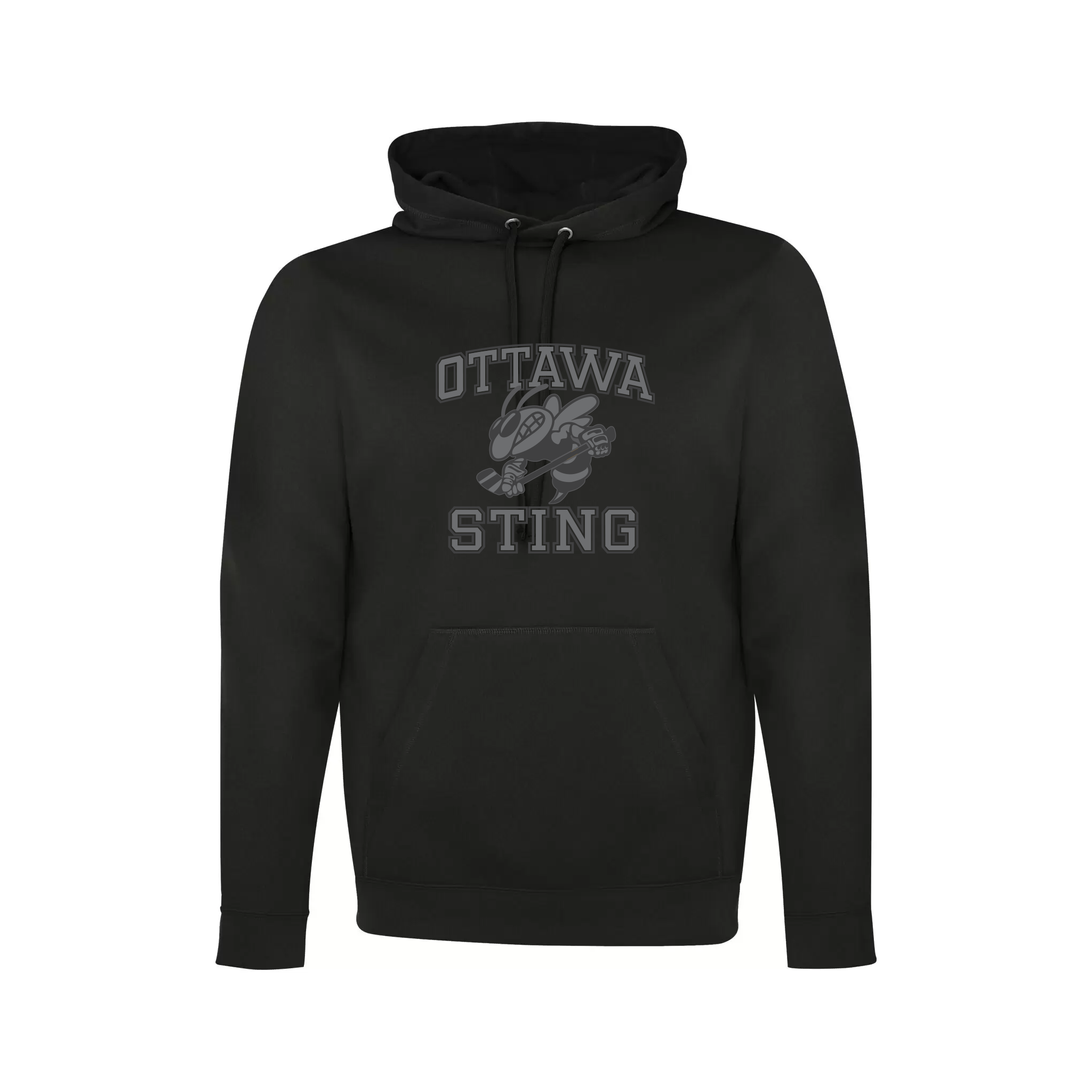 OTTAWA STING - Vintage Performance Hoodie - black