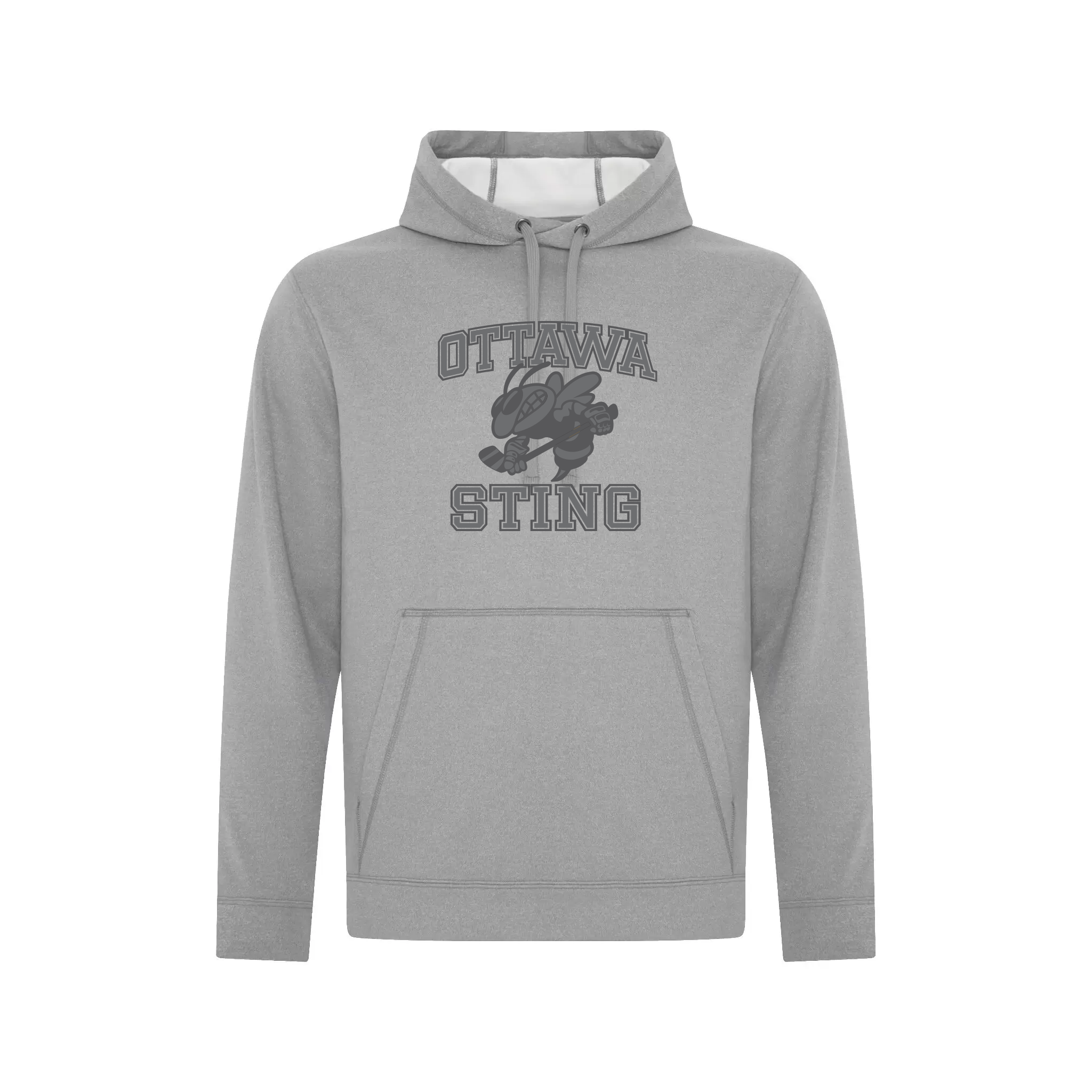 OTTAWA STING - Vintage Performance Hoodie - grey