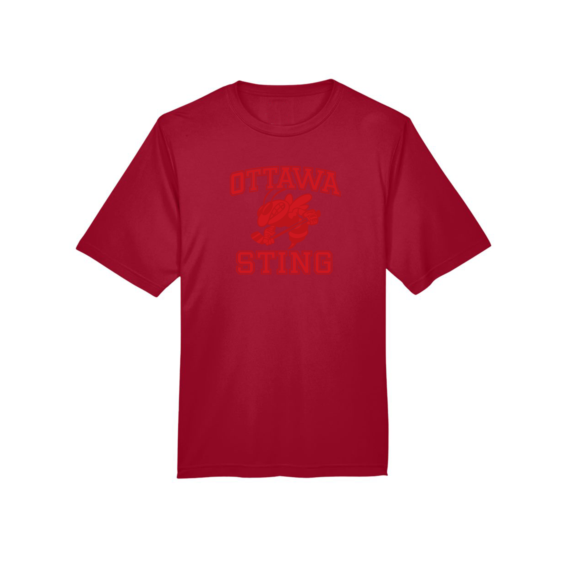 OTTAWA STING - Vintage Performance T-shirt (Short Sleeve)- red