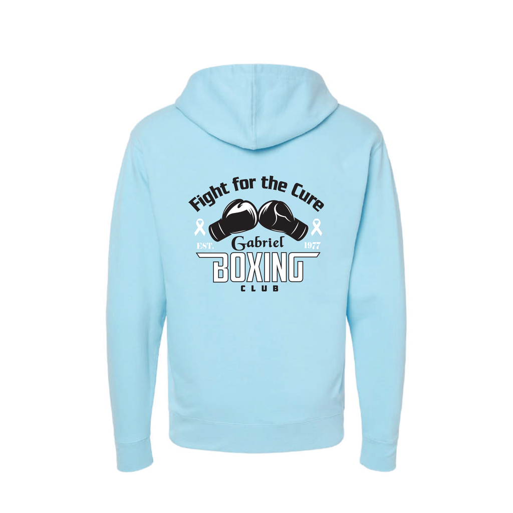 Official Fight for the Cure x Gabriel Pizza Charity Hoodie - Light Blue