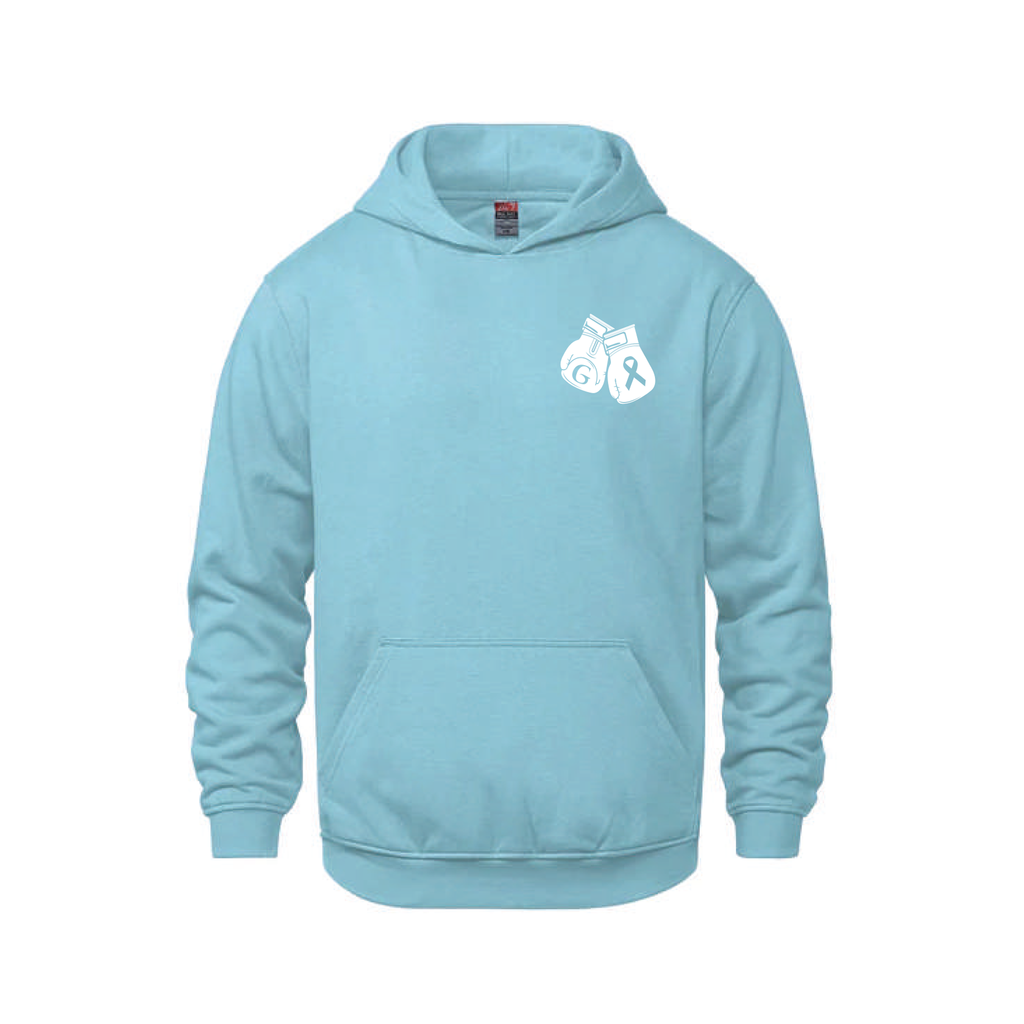 Official Fight for the Cure x Gabriel Pizza Charity Hoodie - Light Blue
