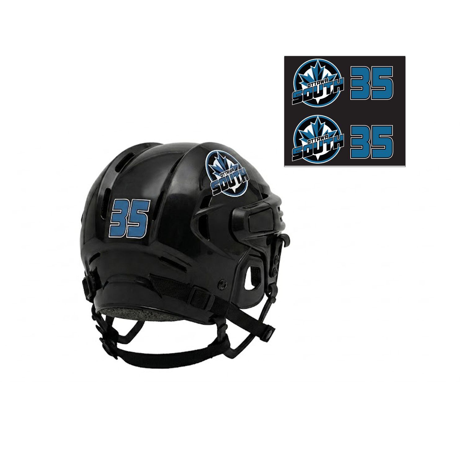 Ottawa South - Helmet Stickers