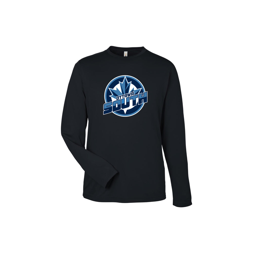 Ottawa South - Long Sleeve Performance Tee (Primary Logo)