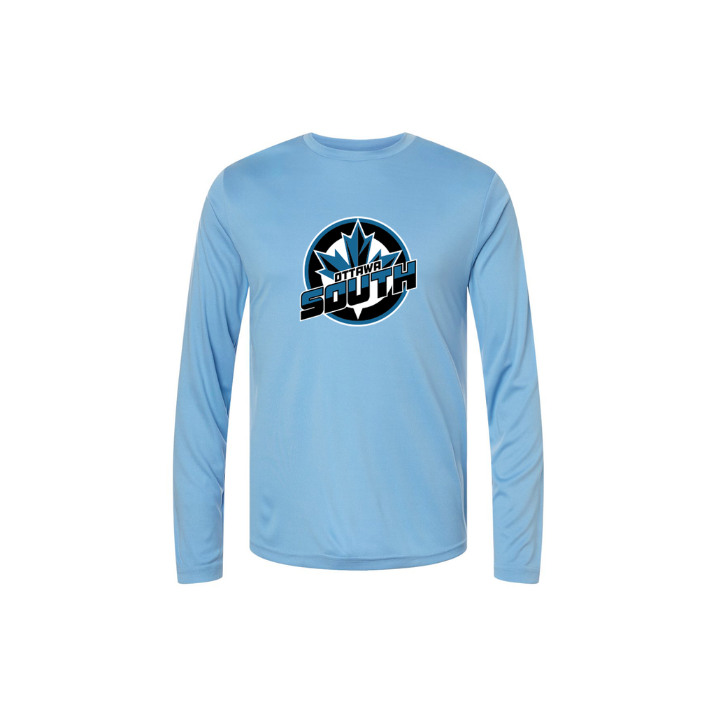 Ottawa South - Long Sleeve Performance Tee (Primary Logo)