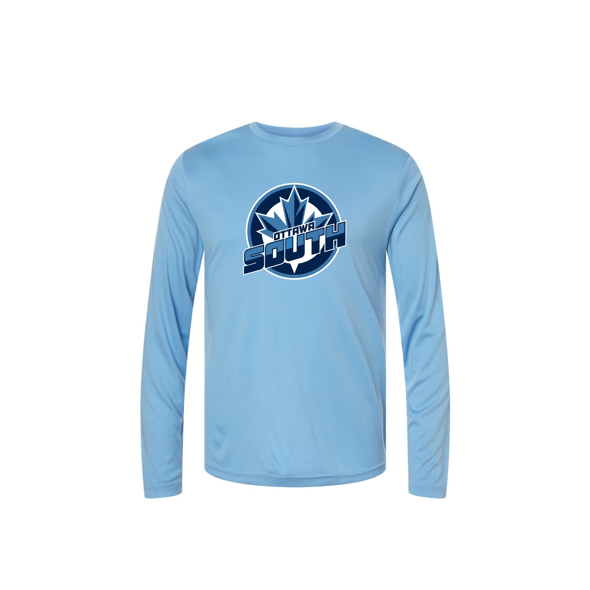 Ottawa South - Long Sleeve Performance Tee (Primary Logo)