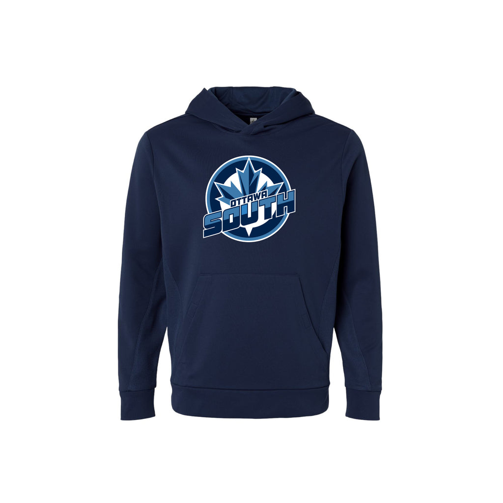 Ottawa South - Performance Hoodie with Pocket (Primary Logo)