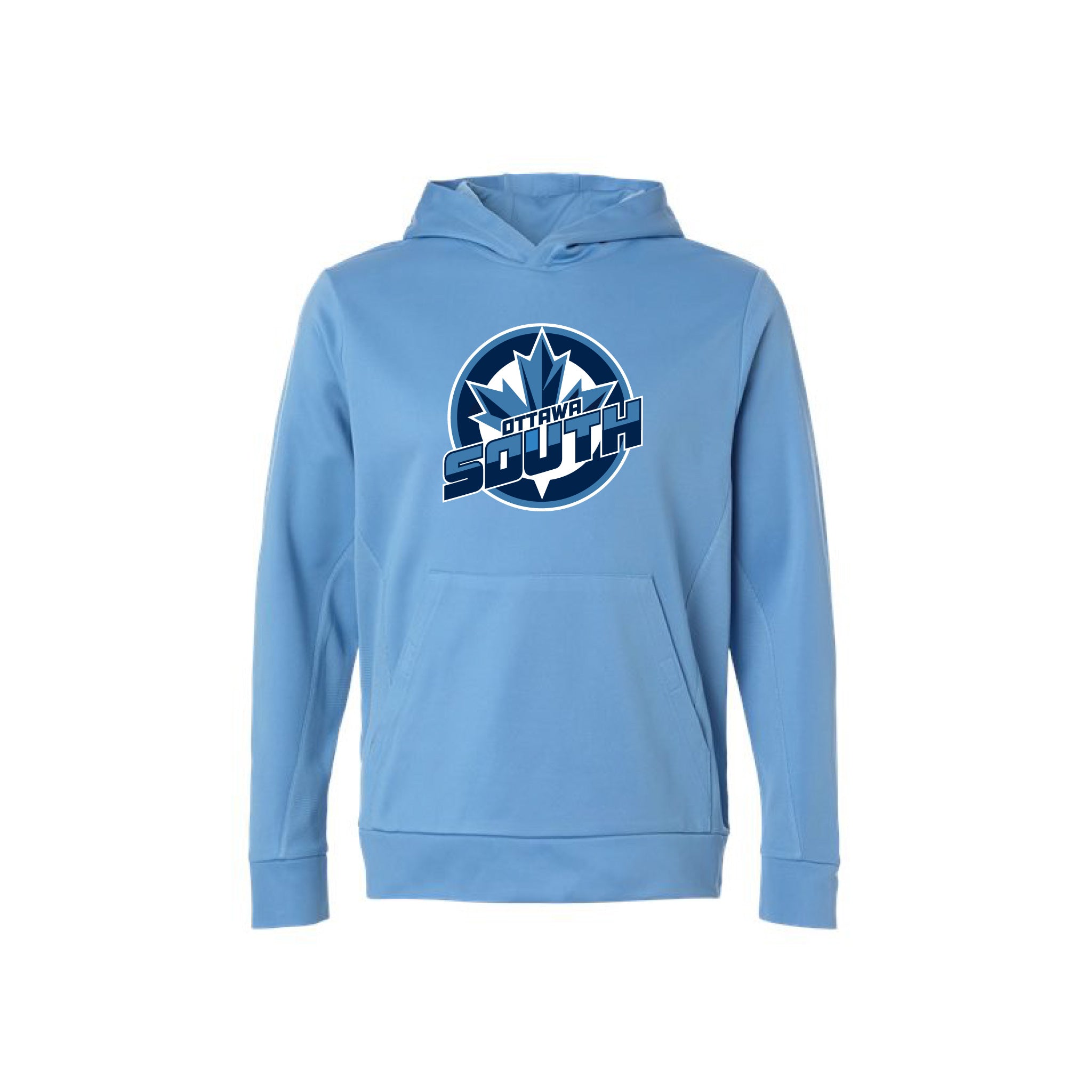 Ottawa South - Performance Hoodie with Pocket (Primary Logo)