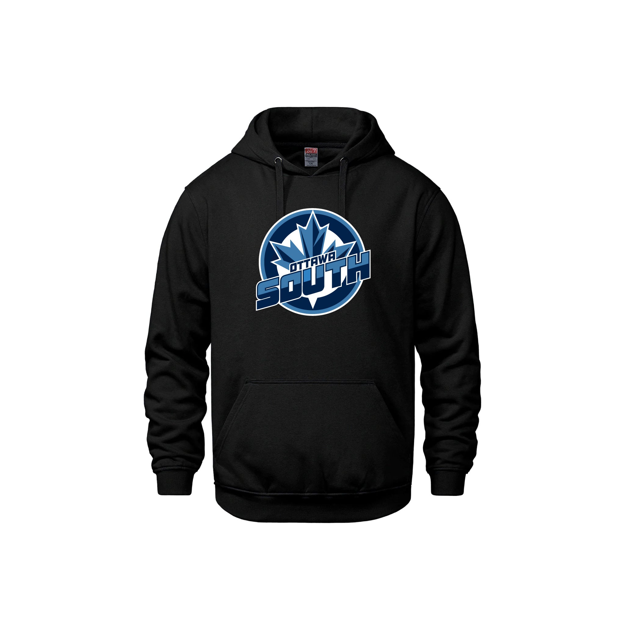 Ottawa South - Premium Cotton Hoodie with Pocket (Primary Logo)