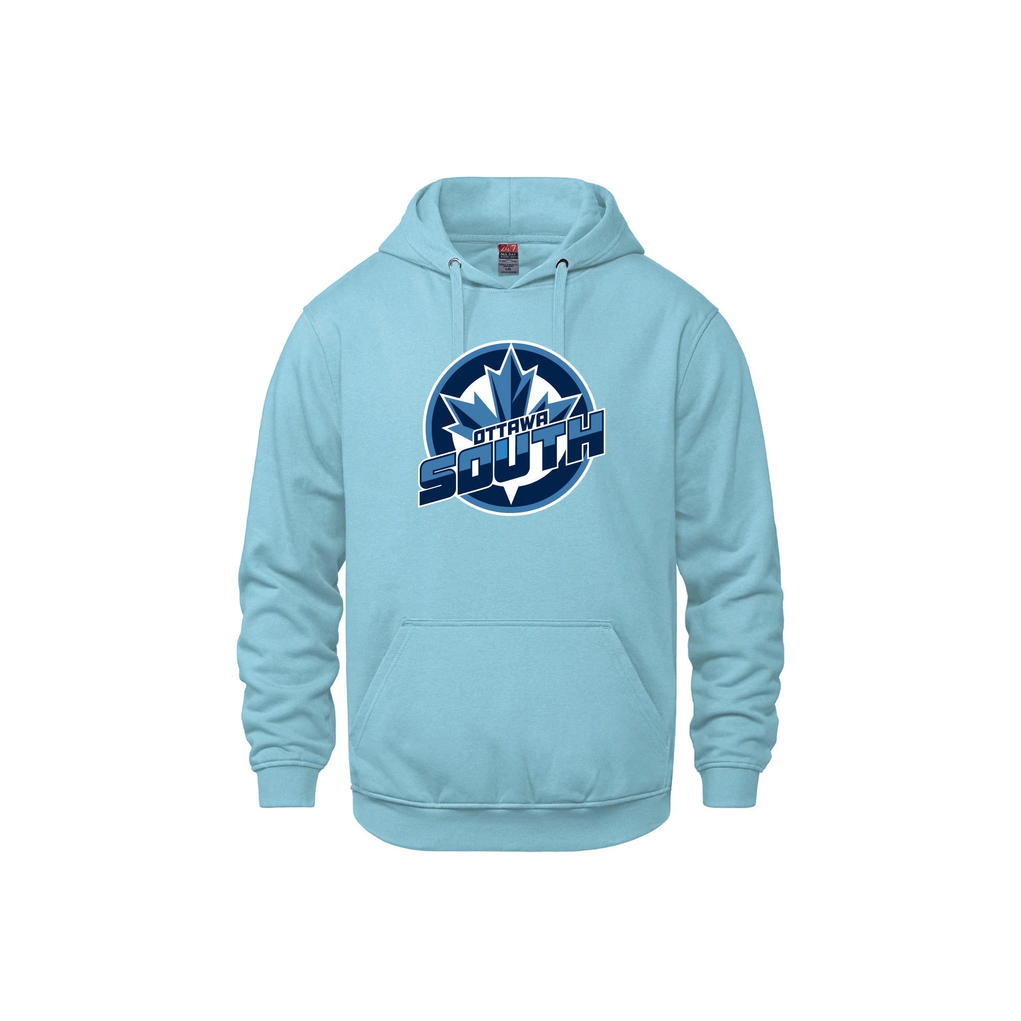 Ottawa South - Premium Cotton Hoodie with Pocket (Primary Logo)