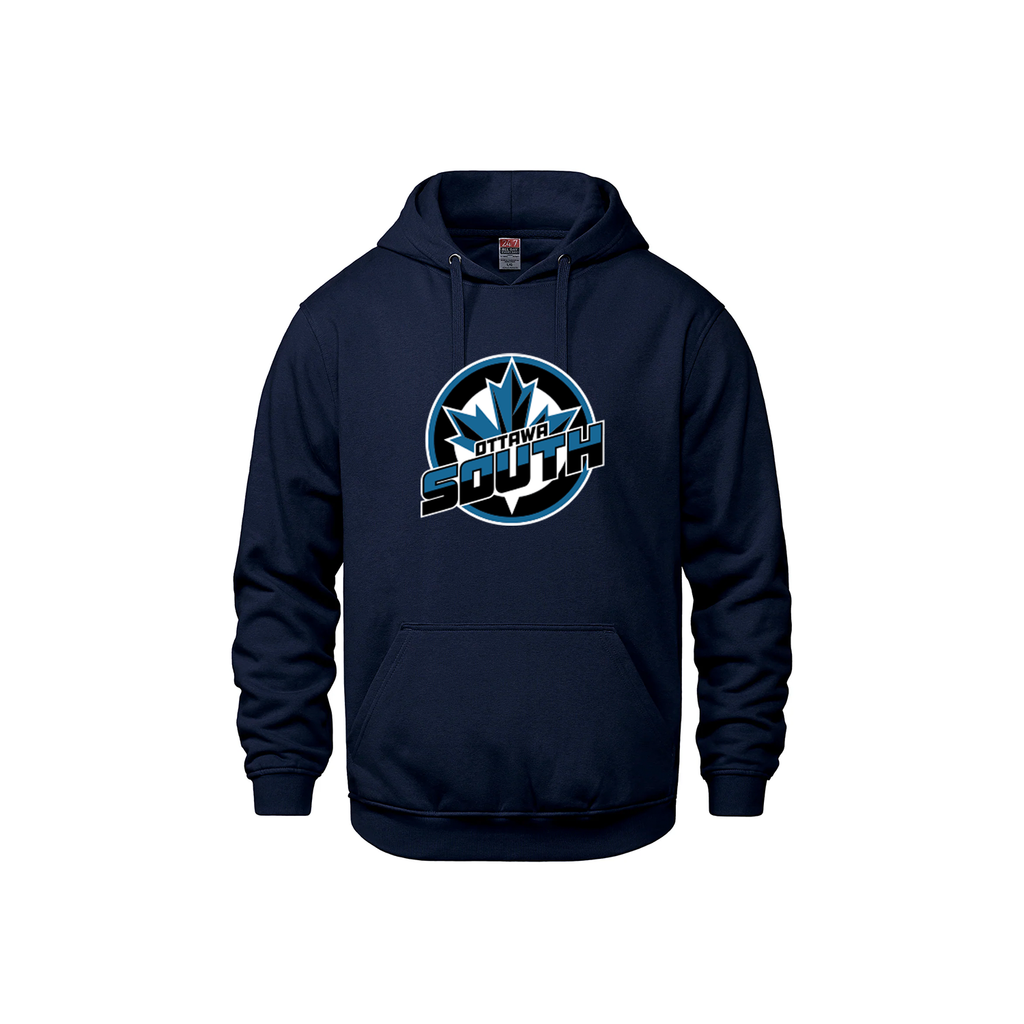 Ottawa South - Premium Cotton Hoodie with Pocket (Primary Logo)
