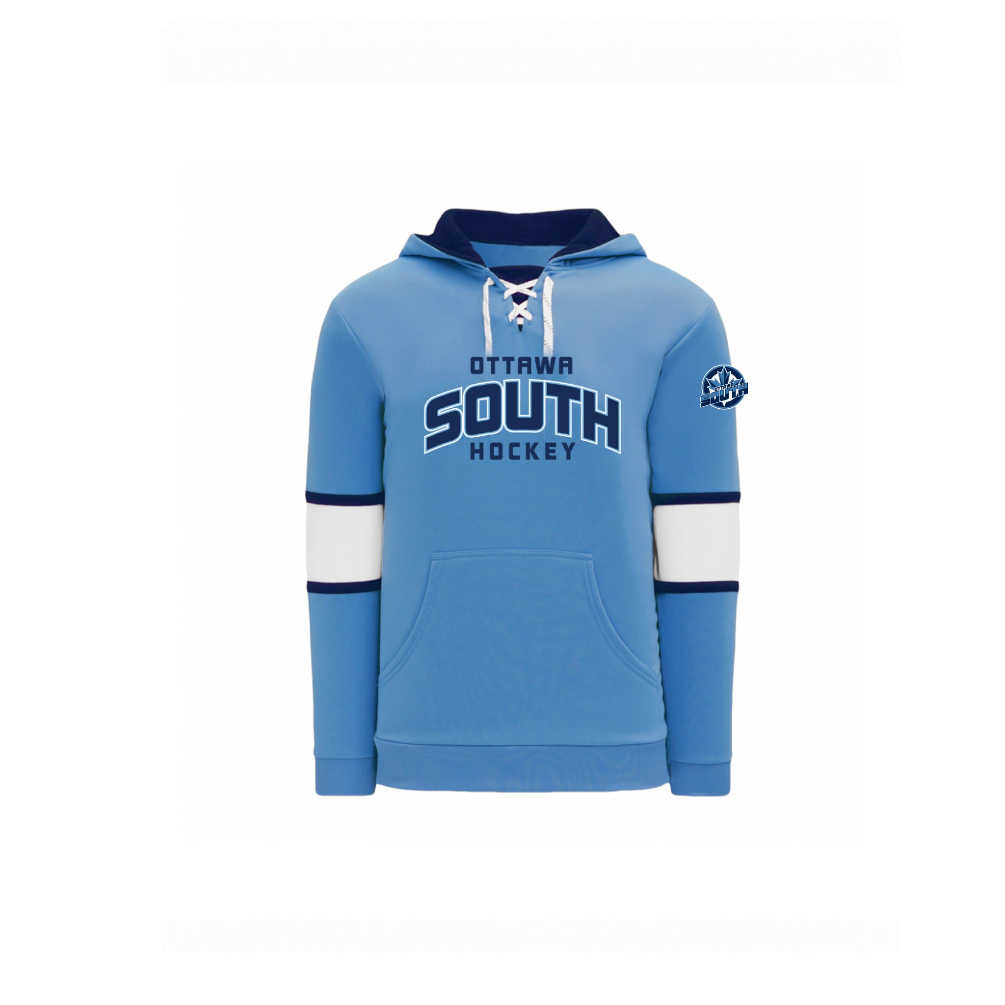 Ottawa South - Skate Lace Hoodie with Pocket (Applique)
