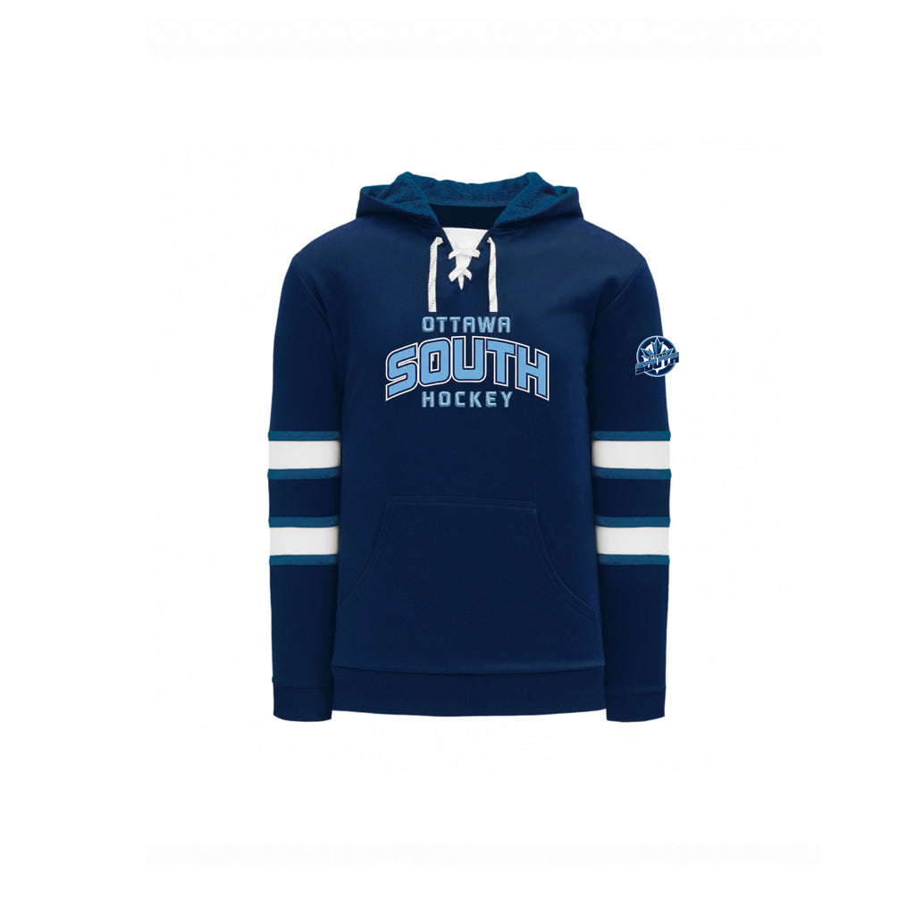 Ottawa South - Skate Lace Hoodie with Pocket (Applique)