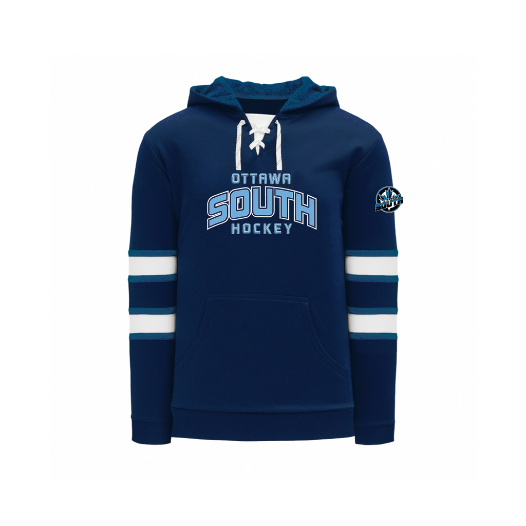 Ottawa South - Skate Lace Hoodie with Pocket (Applique)