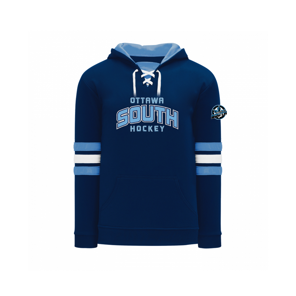 Ottawa South - Skate Lace Hoodie with Pocket (Applique)