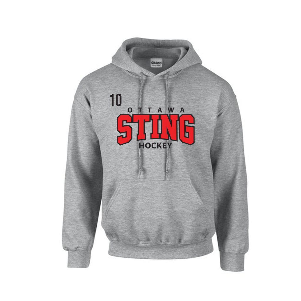 OTTAWA STING - Poly/Cotton Hooded Sweatshirts -  grey
