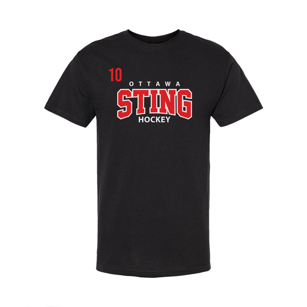 OTTAWA STING - Cotton T-Shirt - black