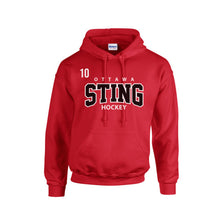 Load image into Gallery viewer, OTTAWA STING - Poly/Cotton Hooded Sweatshirts
