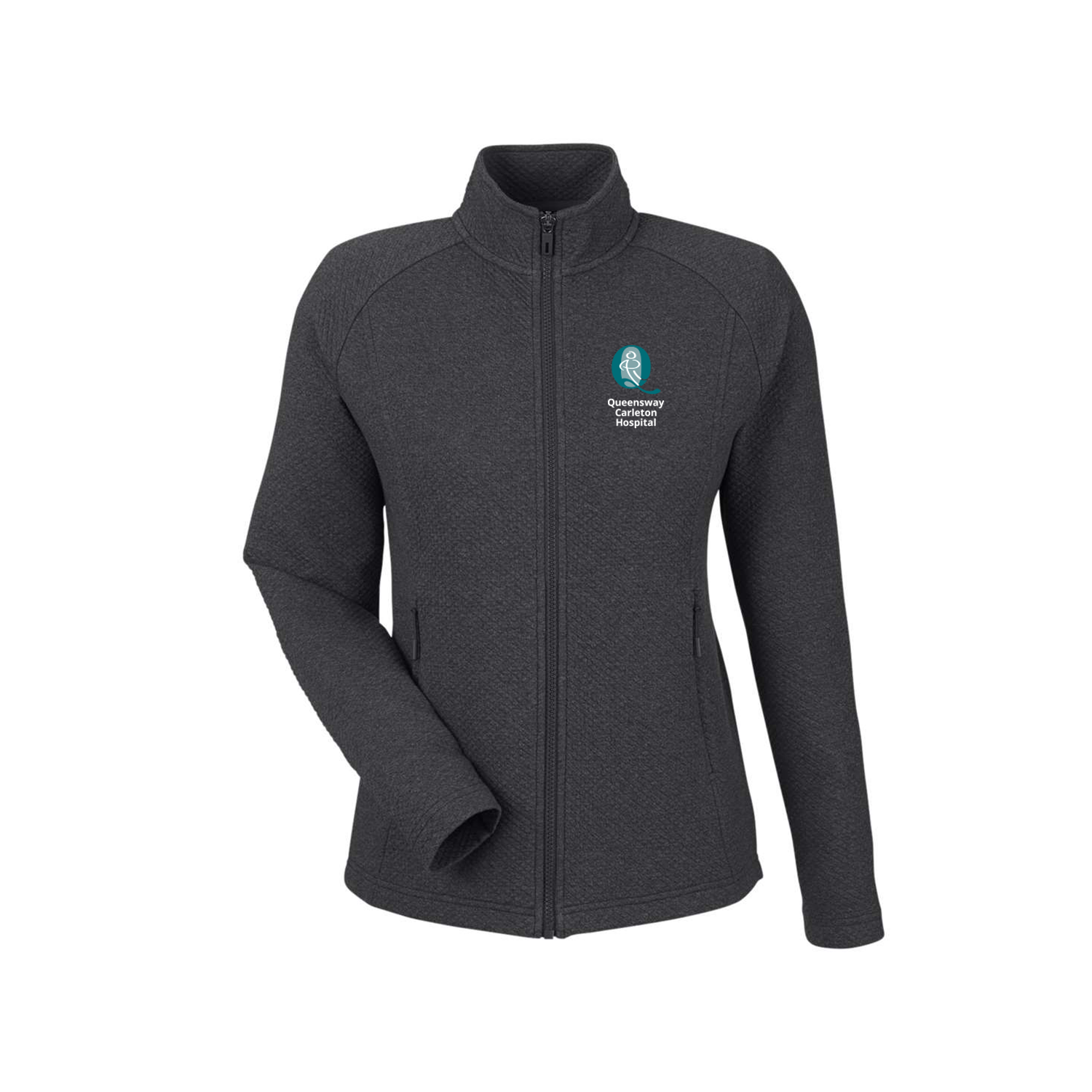 QUEENSWAY CARLETON HOSPITAL - Textured Full-Zip (Ladies)