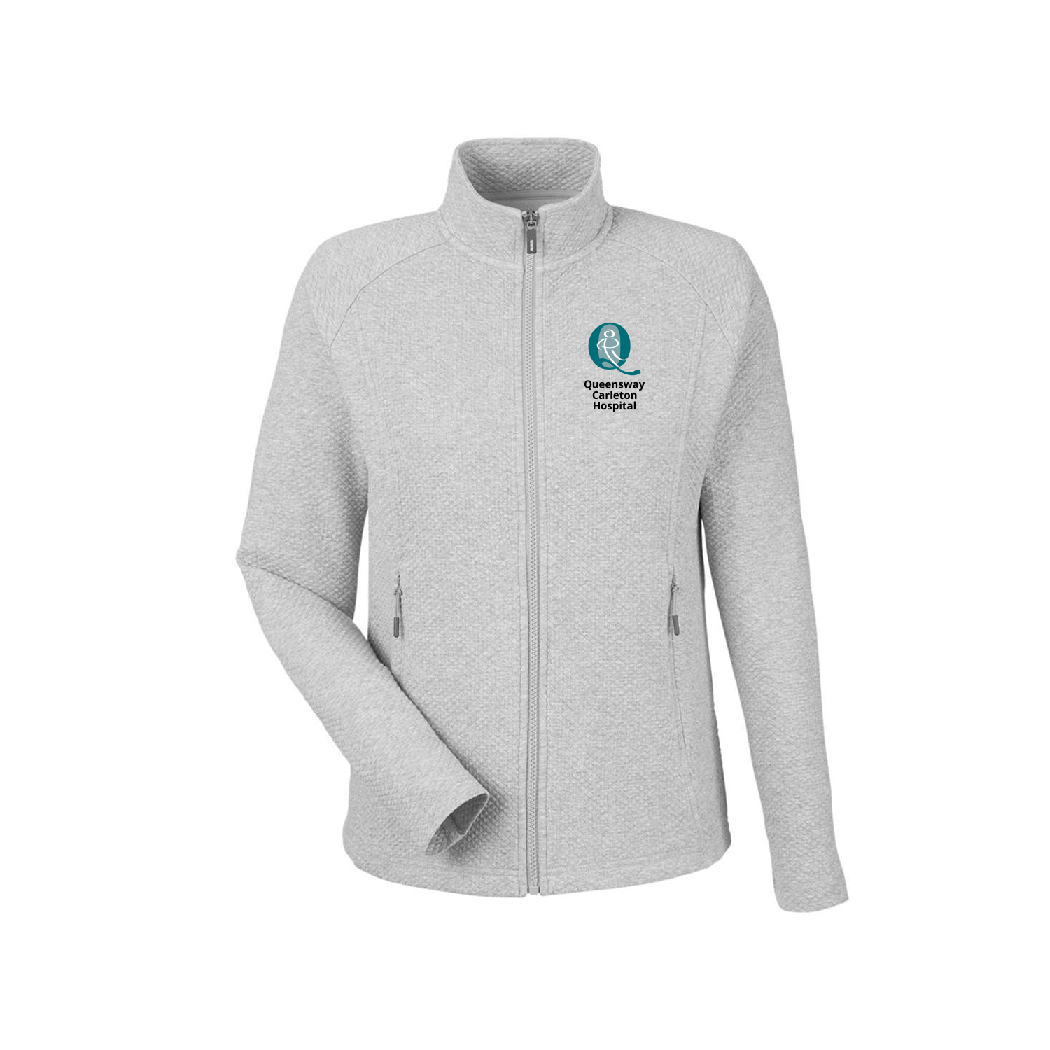 QUEENSWAY CARLETON HOSPITAL - Textured Full-Zip (Ladies)