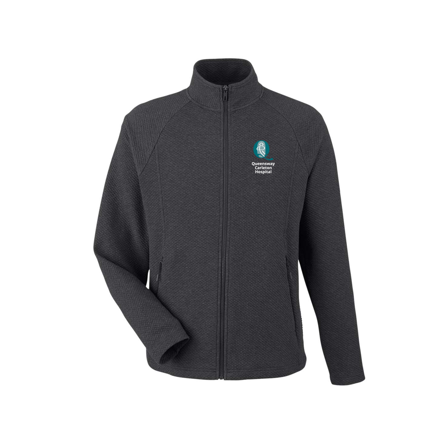 QUEENSWAY CARLETON HOSPITAL - Textured Full-Zip (Men's)