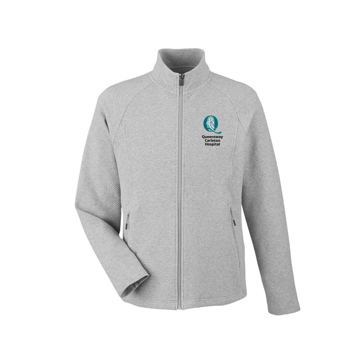 QUEENSWAY CARLETON HOSPITAL - Textured Full-Zip (Men's)
