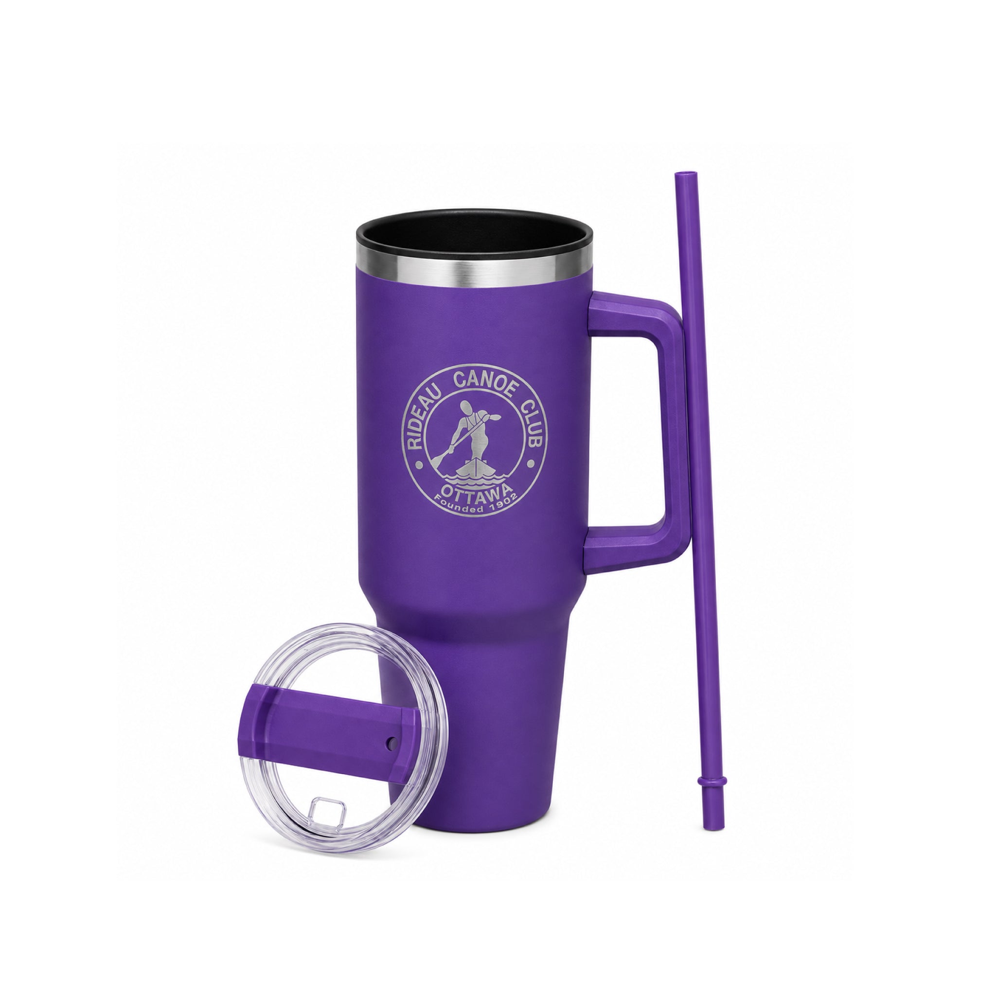 RIDEAU CANOE - Travel Mug with Straw (40oz)