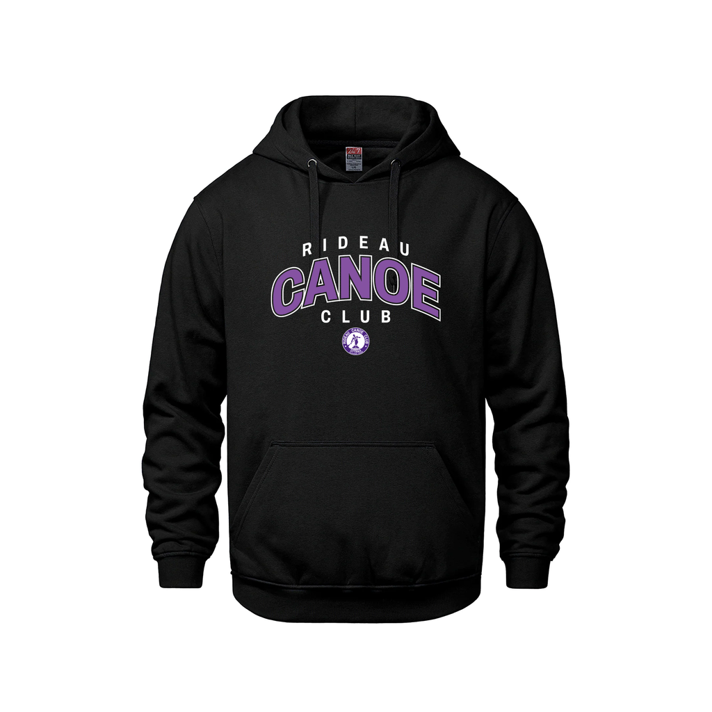 RIDEAU CANOE CLUB - Cotton Hoodie with Pocket (Outline Eddy)