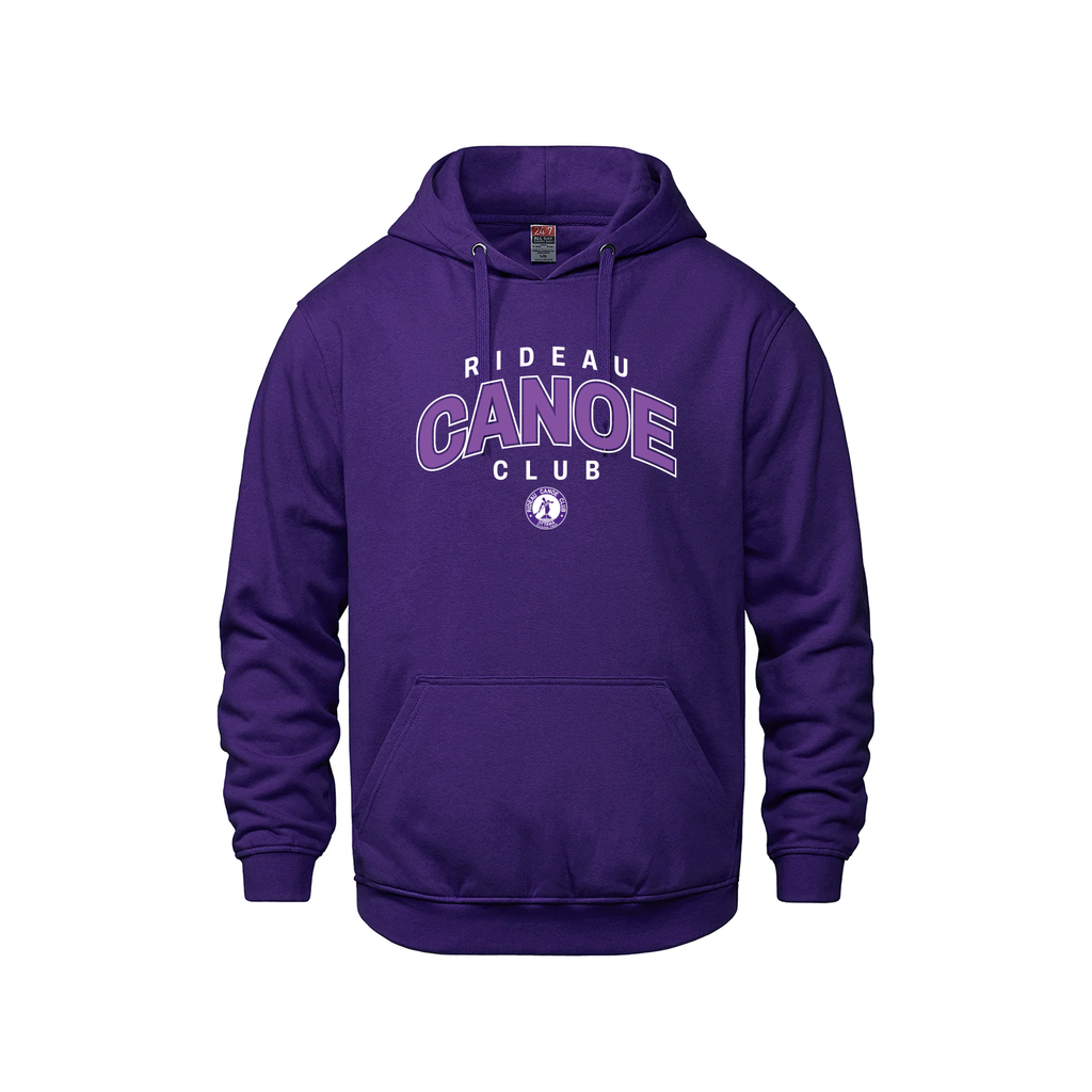 RIDEAU CANOE CLUB - Cotton Hoodie with Pocket (Outline Eddy)