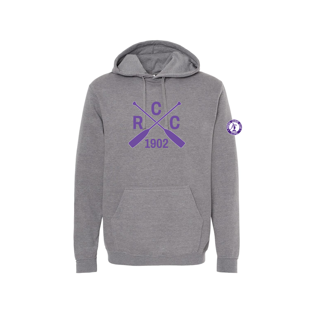 RIDEAU CANOE CLUB - Cotton Hoodie with Pocket (Paddle Monogram)