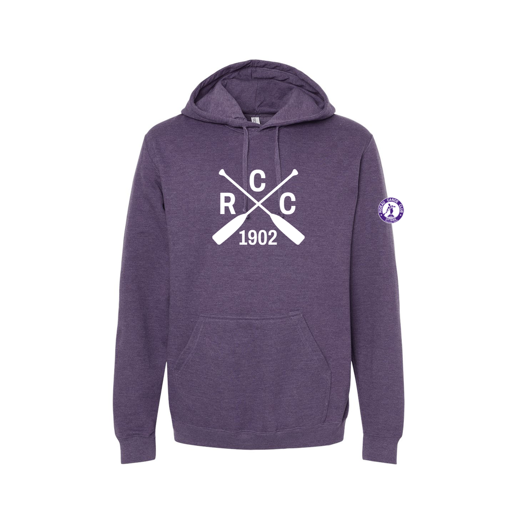 RIDEAU CANOE CLUB - Cotton Hoodie with Pocket (Paddle Monogram)