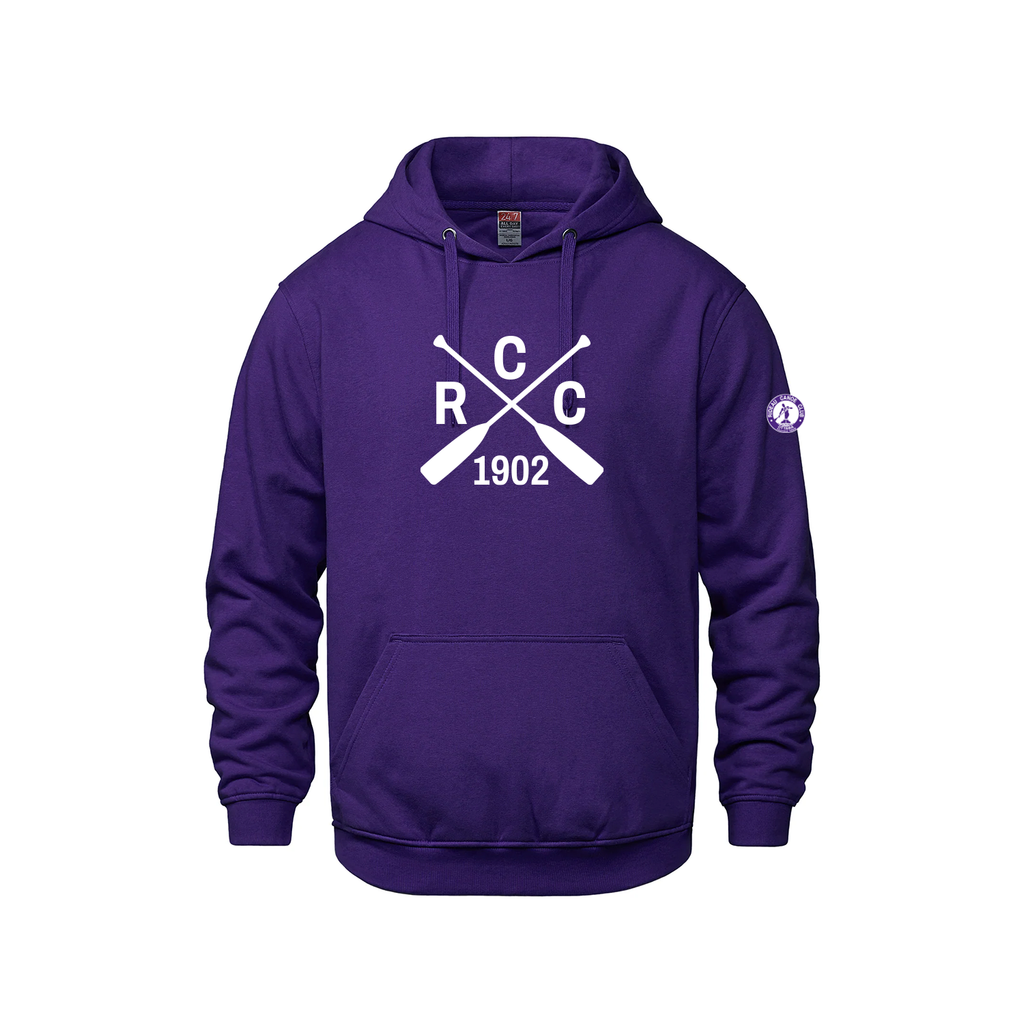 RIDEAU CANOE CLUB - Cotton Hoodie with Pocket (Paddle Monogram)