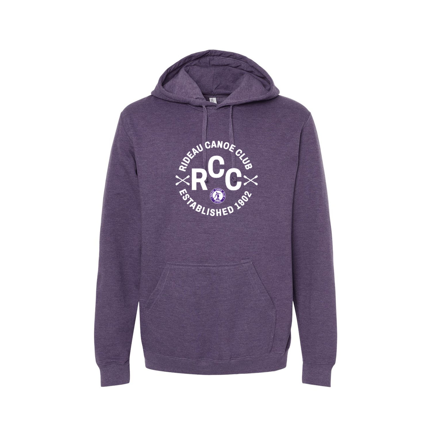 RIDEAU CANOE CLUB - Cotton Hoodie with Pocket (Port Seal)