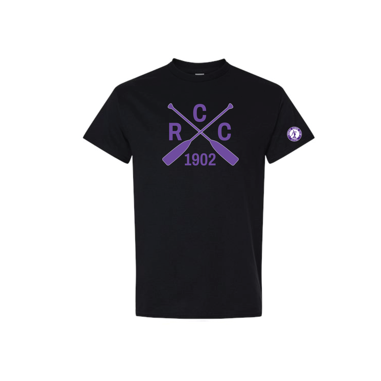 RIDEAU CANOE CLUB - Cotton T-shirt (Paddle Monogram)