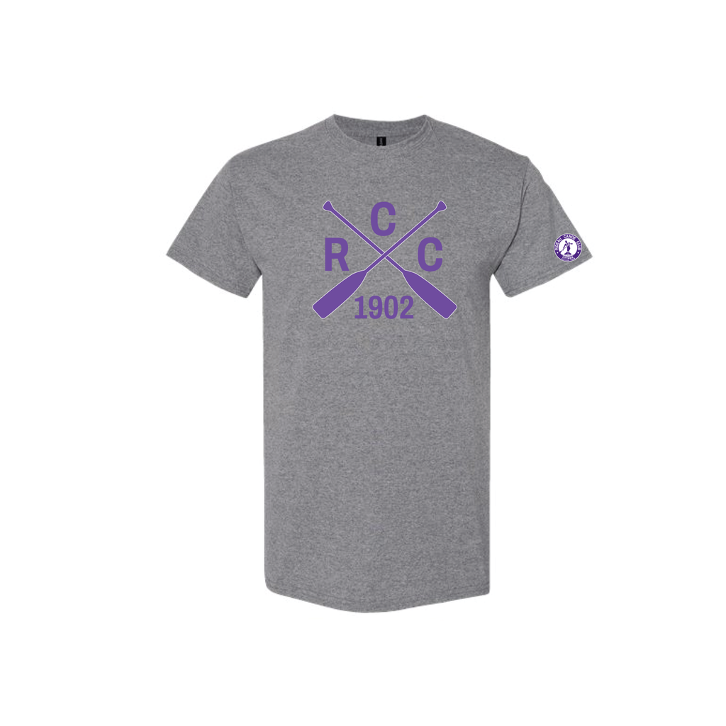 RIDEAU CANOE CLUB - Cotton T-shirt (Paddle Monogram)
