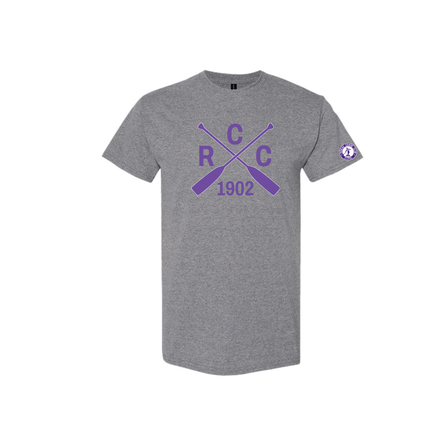 RIDEAU CANOE CLUB - Cotton T-shirt (Paddle Monogram)