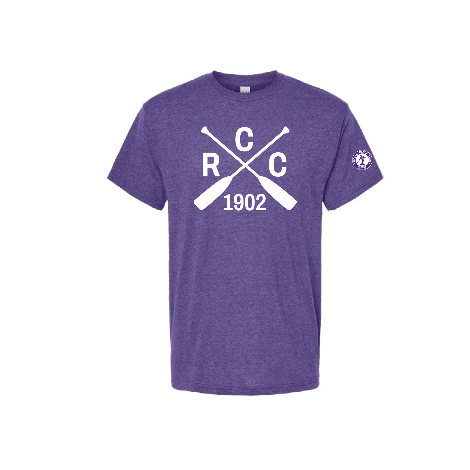 RIDEAU CANOE CLUB - Cotton T-shirt (Paddle Monogram)