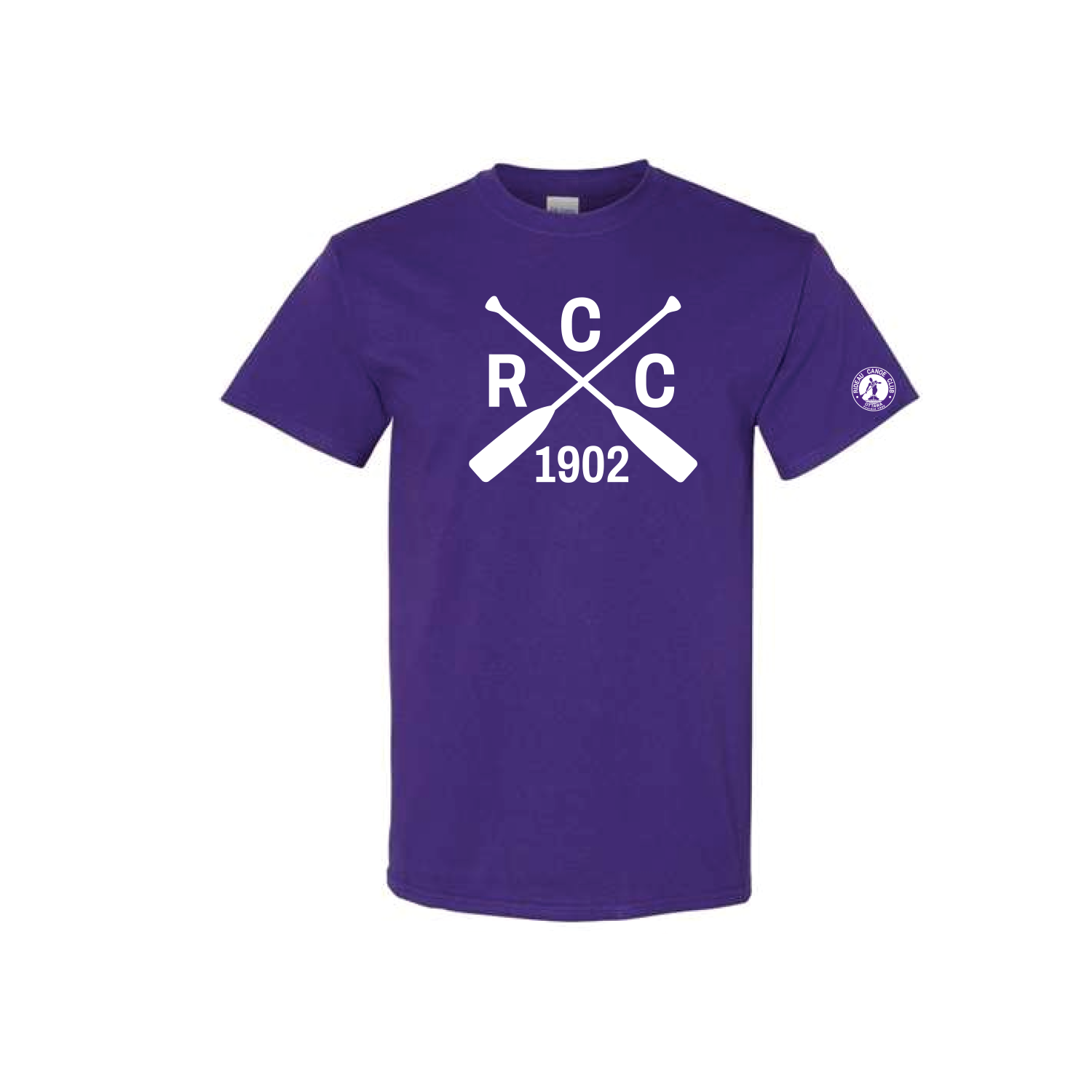 RIDEAU CANOE CLUB - Cotton T-shirt (Paddle Monogram)