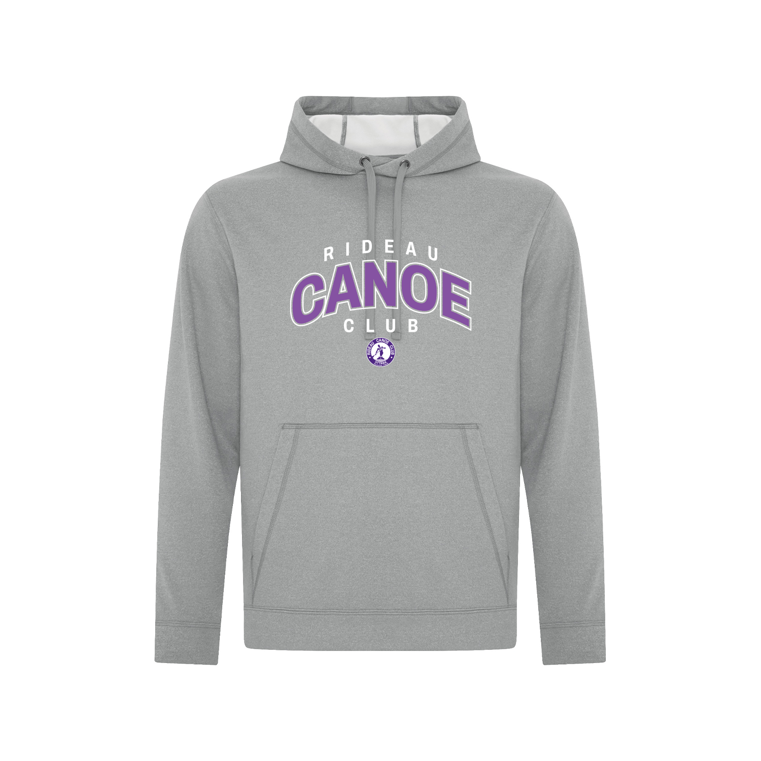 RIDEAU CANOE CLUB - Performance Hoodie with Pocket (Outline Eddy)