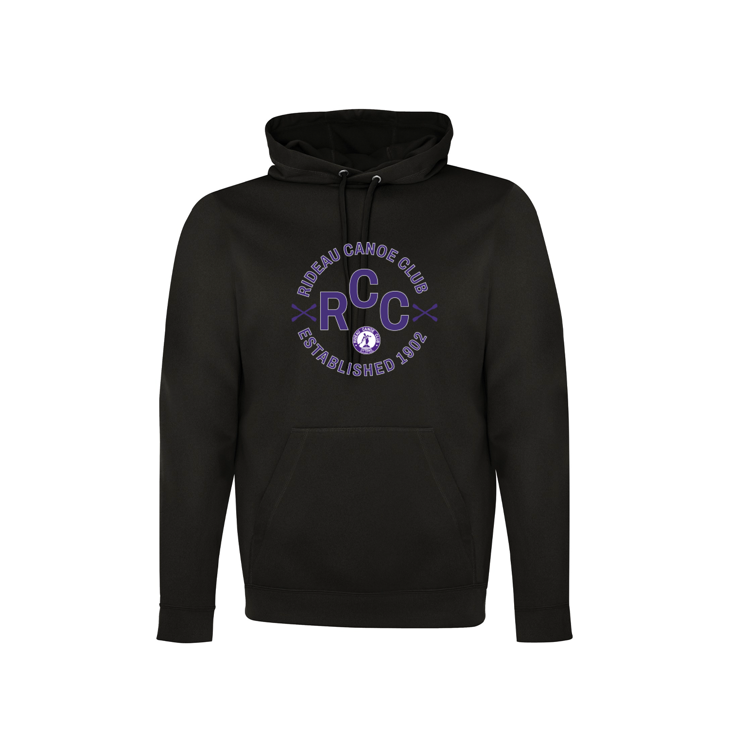 RIDEAU CANOE CLUB - Performance Hoodie with Pocket (Port Seal)