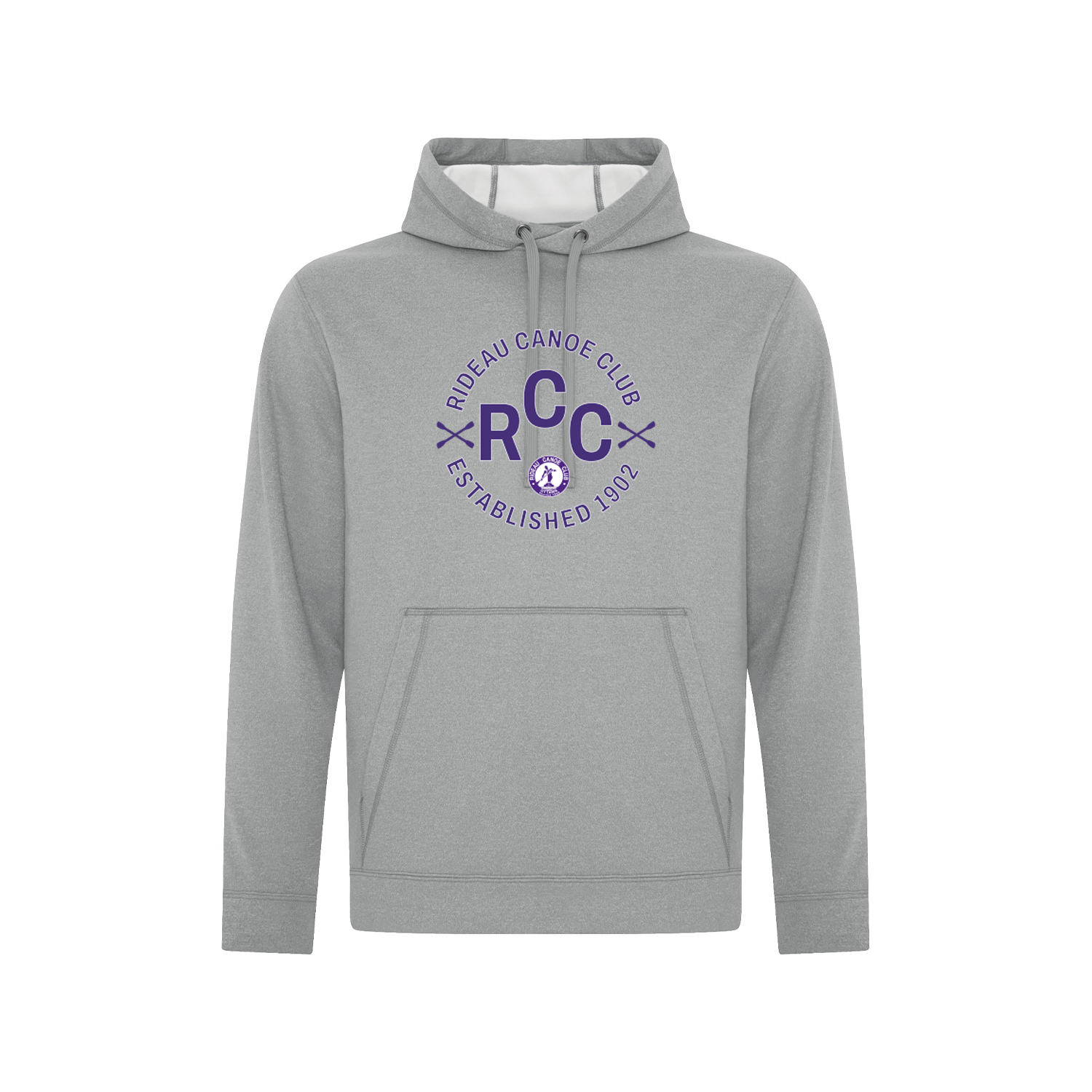 RIDEAU CANOE CLUB - Performance Hoodie with Pocket (Port Seal)