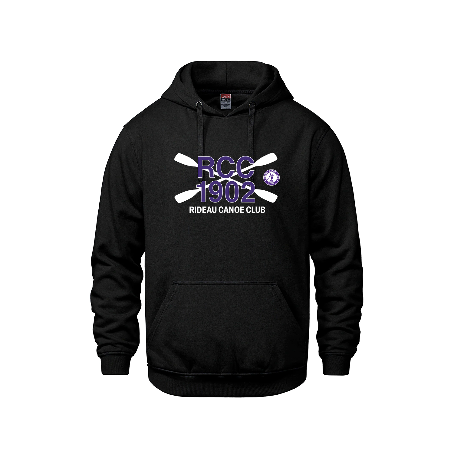 RIDEAU CANOE CLUB - Cotton Hoodie with Pocket (Blade Stack)