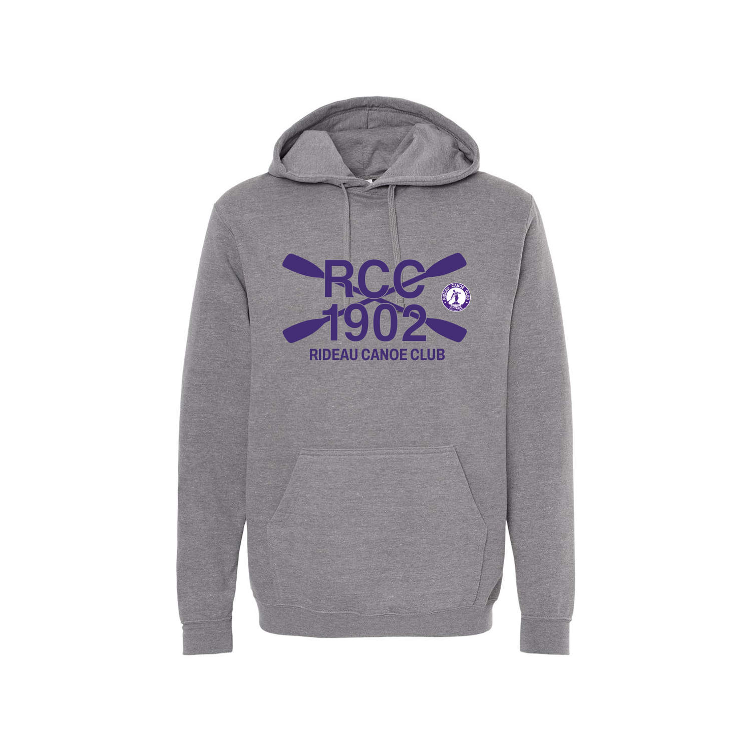RIDEAU CANOE CLUB - Cotton Hoodie with Pocket (Blade Stack)