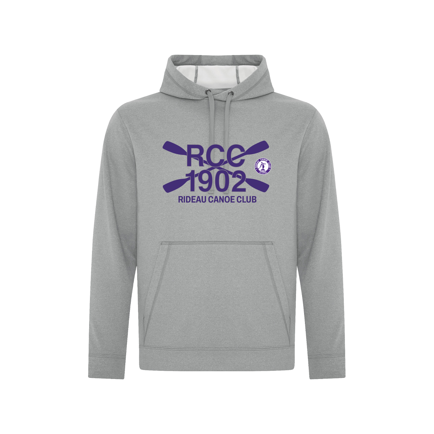 RIDEAU CANOE CLUB - Performance Hoodie with Pocket (Blade Stack)