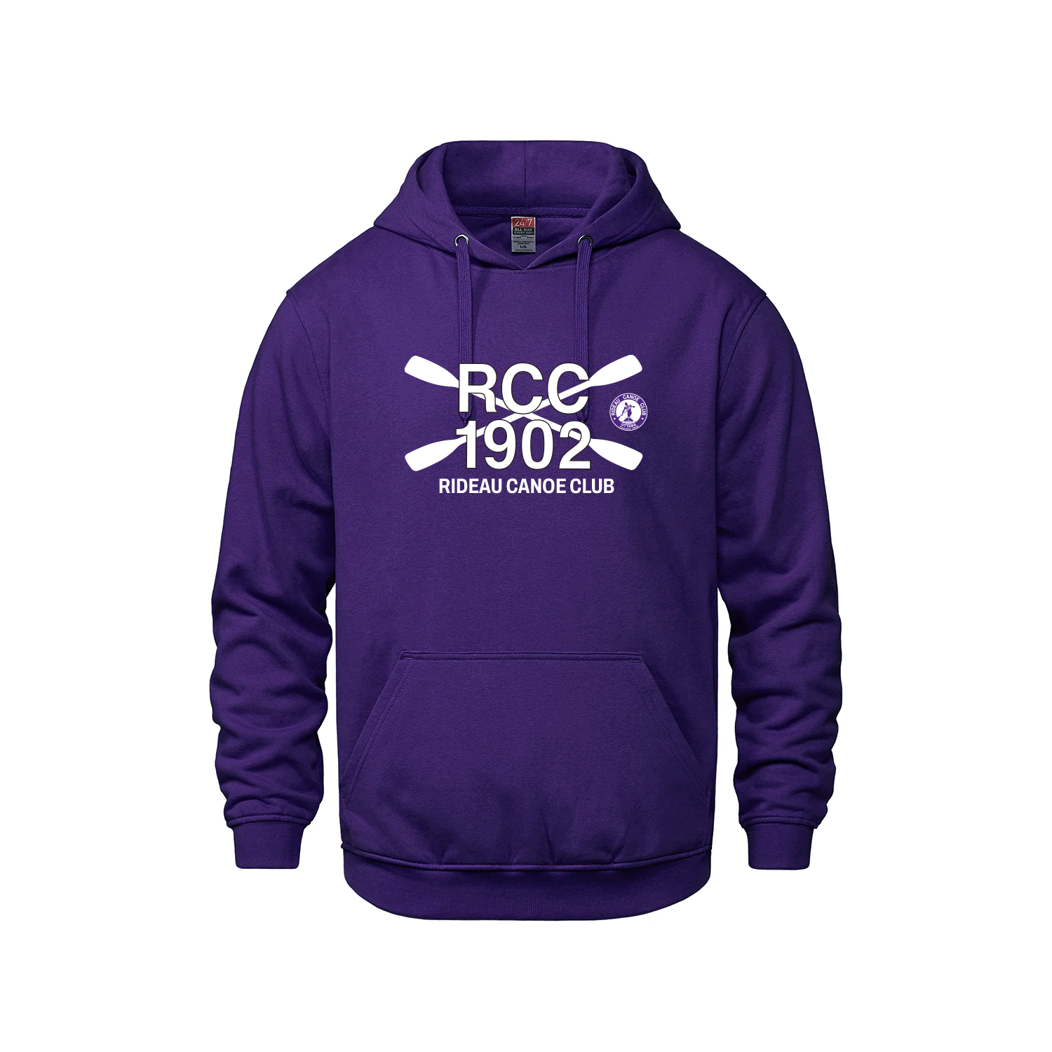 RIDEAU CANOE CLUB - Cotton Hoodie with Pocket (Blade Stack)