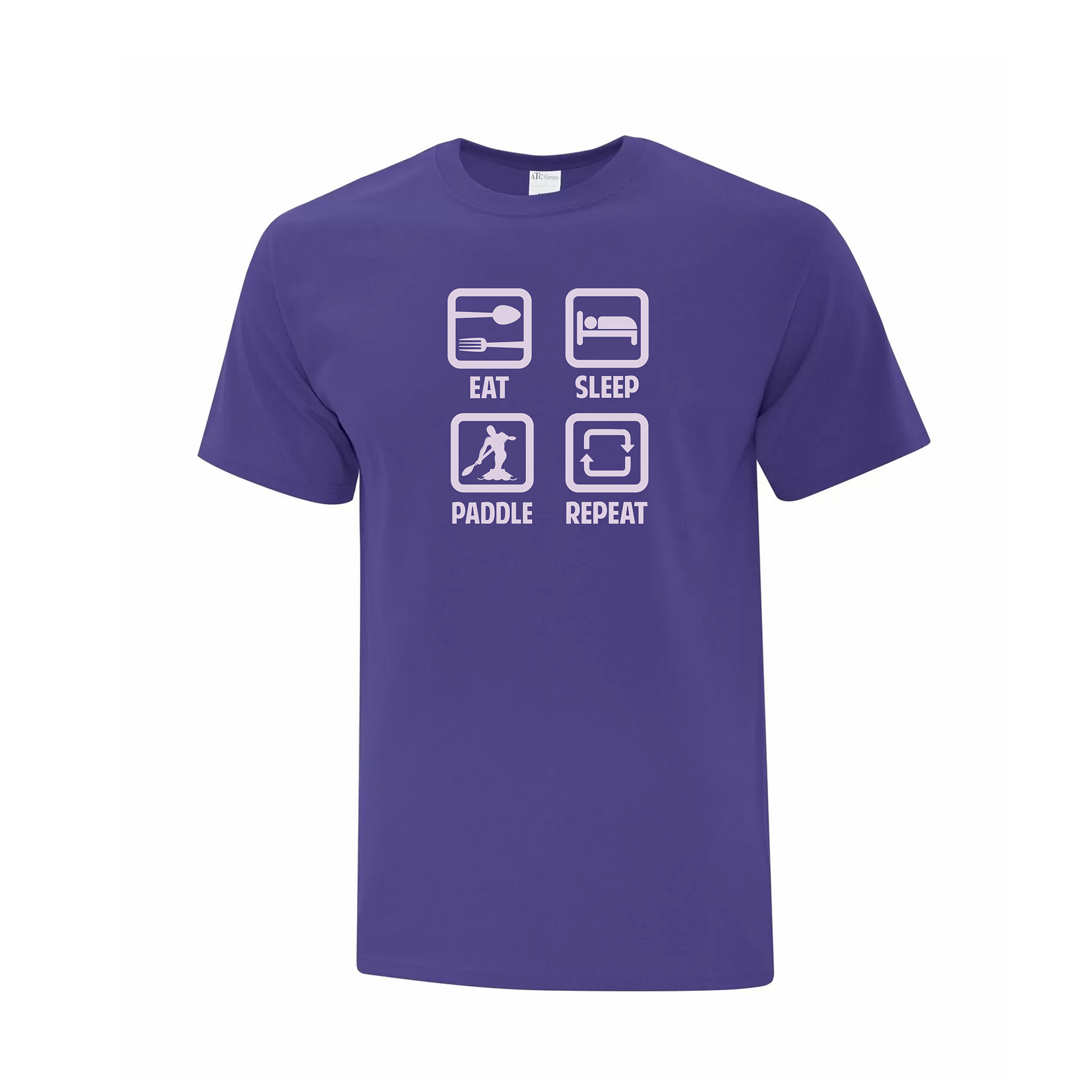 RIDEAU CANOE CLUB - Eat, Sleep, Paddle, Repeat Icon T-Shirt (Unisex & Youth)