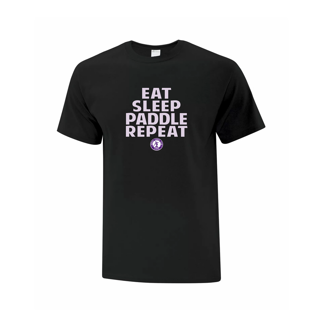 RIDEAU CANOE CLUB - Eat, Sleep, Paddle, Repeat T-Shirt (Unisex & Youth)