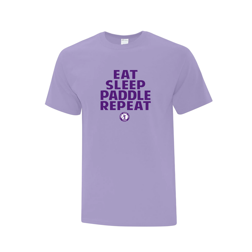 RIDEAU CANOE CLUB - Eat, Sleep, Paddle, Repeat T-Shirt (Unisex & Youth)