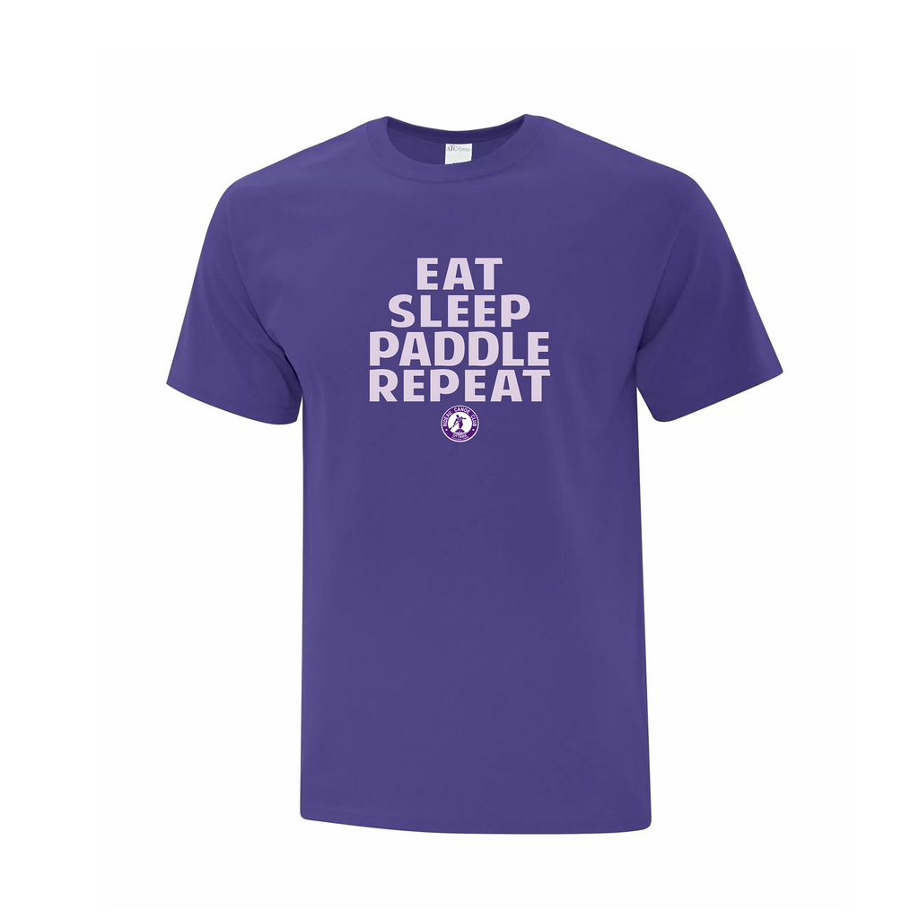 RIDEAU CANOE CLUB - Eat, Sleep, Paddle, Repeat T-Shirt (Unisex & Youth)