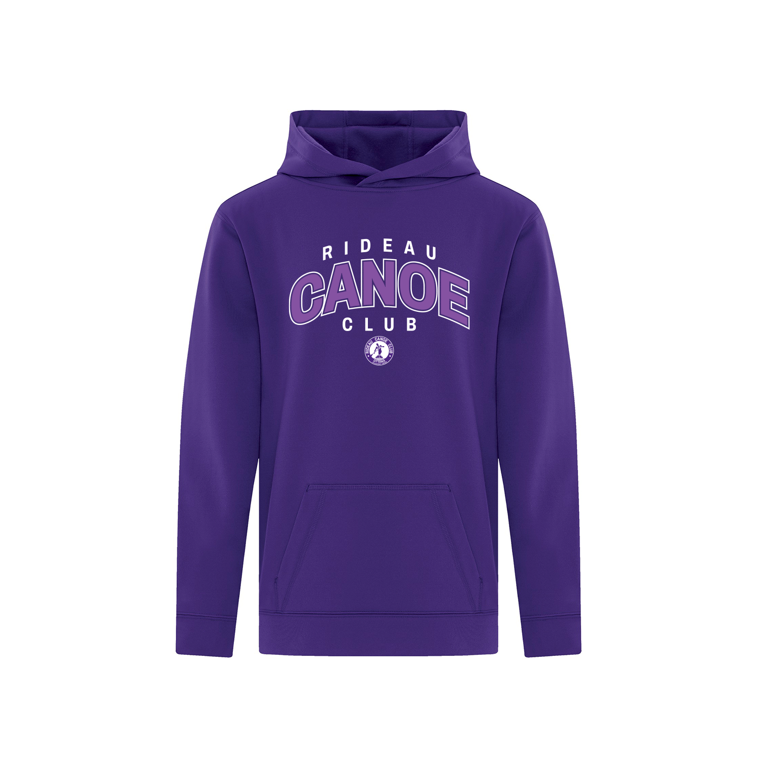 RIDEAU CANOE CLUB - Performance Hoodie with Pocket (Outline Eddy)